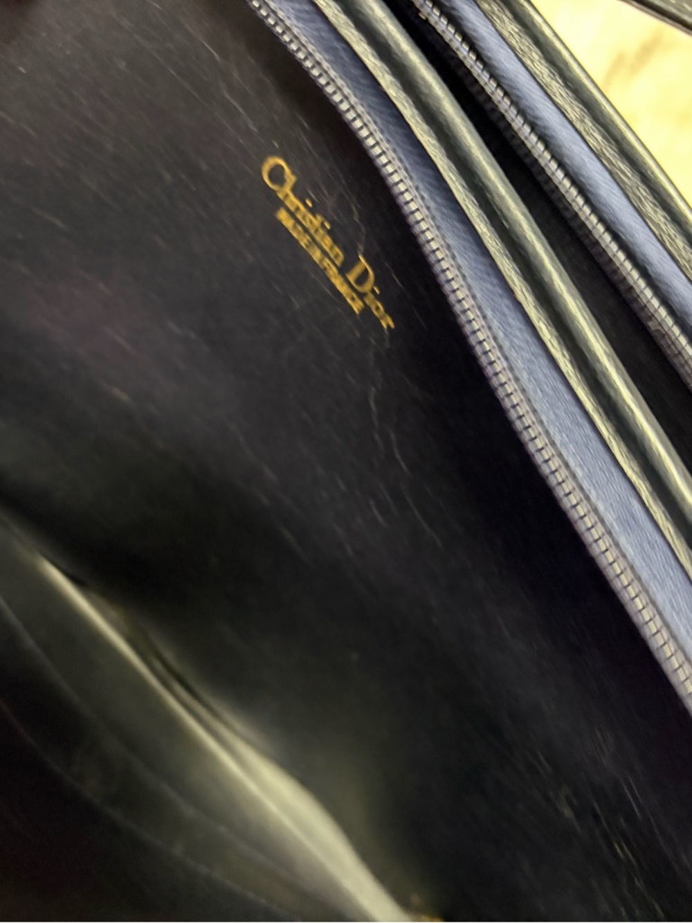 Vintage Cristian Dior Bag with Gold Hardware - Picture 5 of 7
